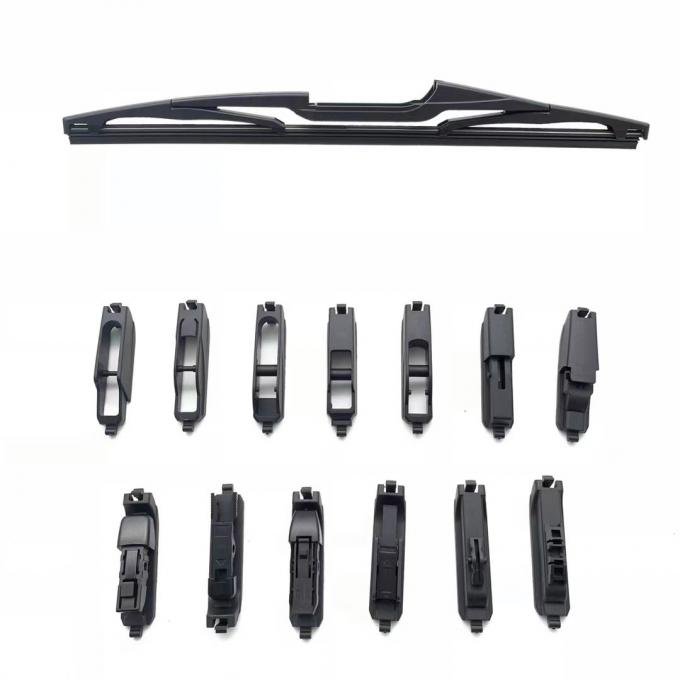 Black Auto Composite Wiper Easy Installation for Quiet and Smooth Functionality 0