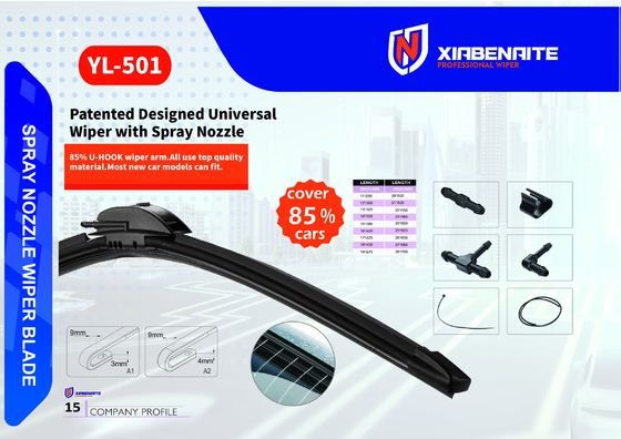 Experience All-Weather Performance with Tesla Windshield Wipers Easy Installation and Flexible Adjustability