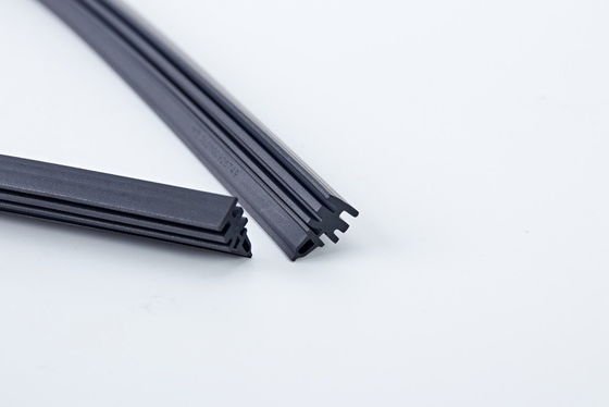 Dedicated Boneless Hollow Wiper Rubber Strip SK5 High Carbon Steel Zinc Alloy Base